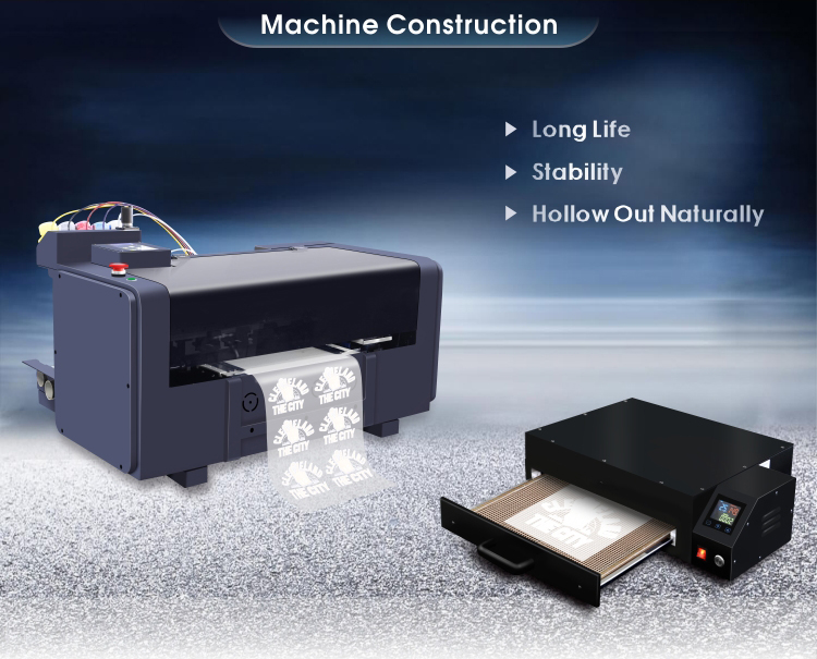 New Technology DTF Printer A3 XP600 Shaking Dryer Machine